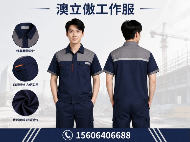 历下区工装马甲展示图